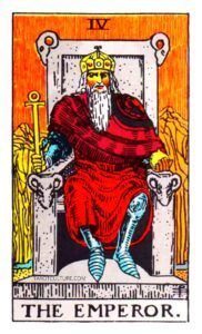 The Emperor Tarot card