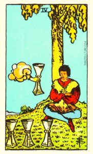 Four of Cups Tarot card