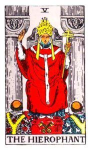 The Hierophant Tarot card