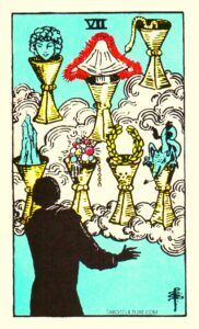 Seven of Cups Tarot card