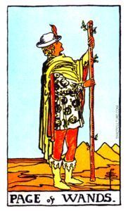 Page of Wands Tarot card