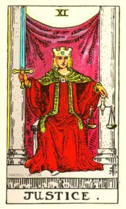 Justice Tarot card