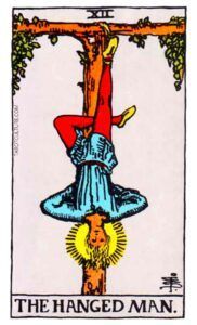 The Hanged Man Tarot card