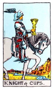 Knight of Cups Tarot card