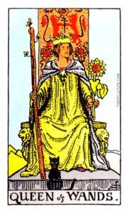 Queen of Wands Tarot card