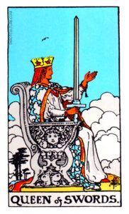 Queen of Swords Tarot card