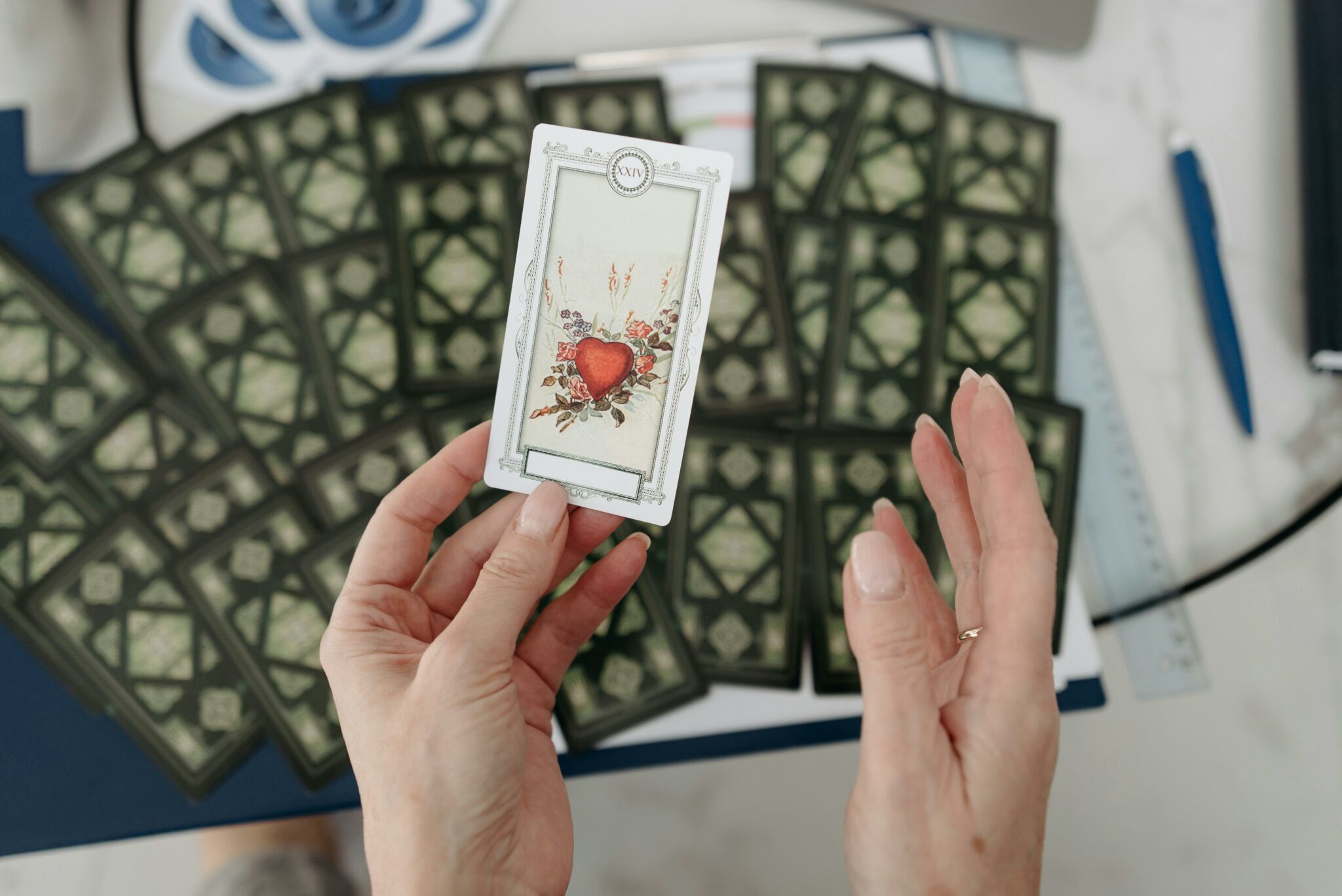 upright and reversed tarot cards